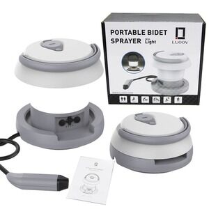 Portable Bidet Sprayer for Travel Electric Handheld Bidet Rechargeable Light